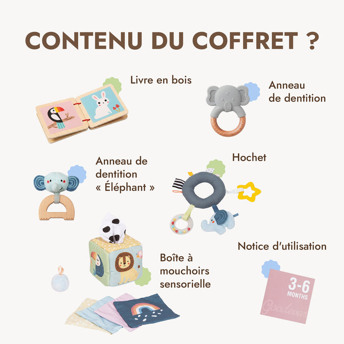 BabyBox — Coffrets de jeux pour la première année (0–12 mois)