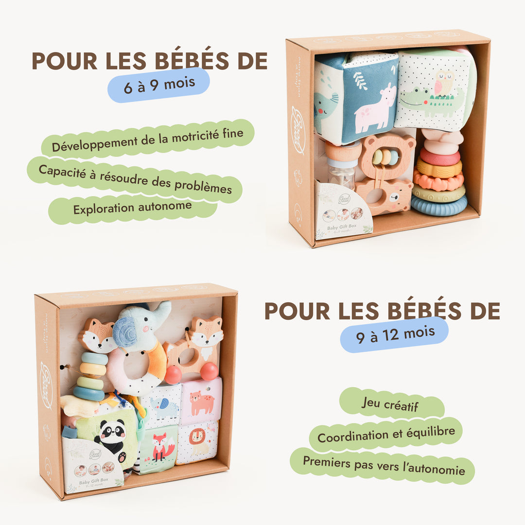 BabyBox — Coffrets de jeux pour la première année (0–12 mois)