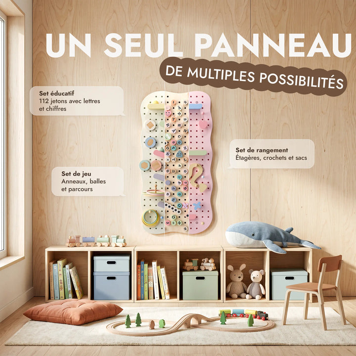 Panneau perforé en bois pour chambre d’enfant — GoodevasBoard