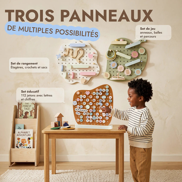 Panneau perforé en bois pour chambre d’enfant — GoodevasBoard