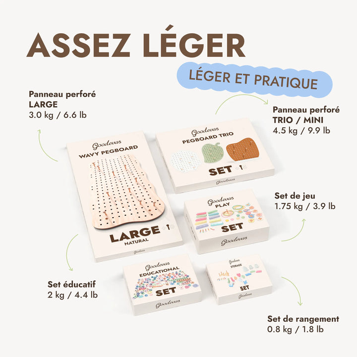 Panneau perforé en bois pour chambre d’enfant — GoodevasBoard
