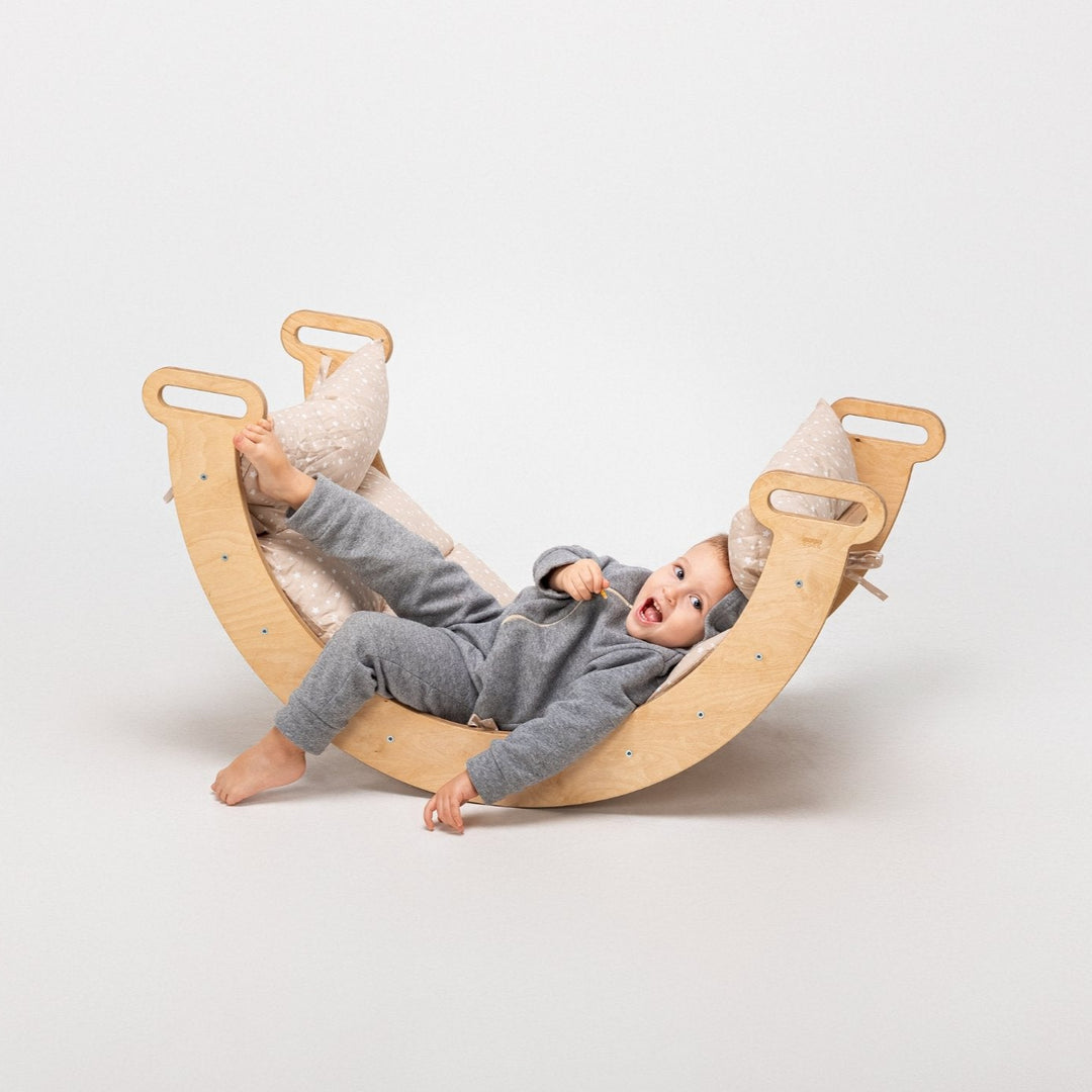 Coussin pour Arche d'Escalade et Balancelle - Beige (Coussin seulement)