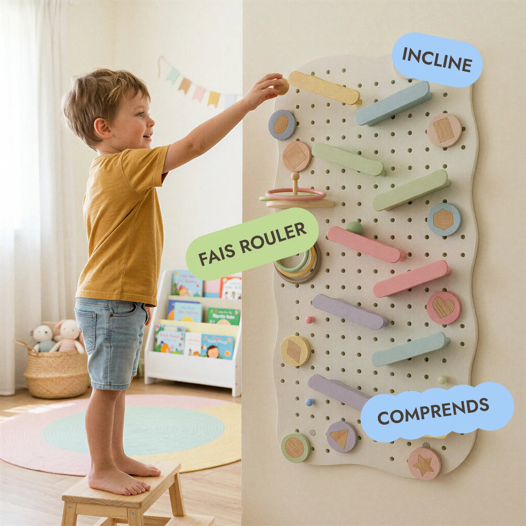Panneau perforé en bois pour chambre d’enfant — GoodevasBoard
