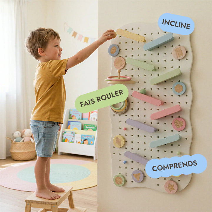 Panneau perforé en bois pour chambre d’enfant — GoodevasBoard