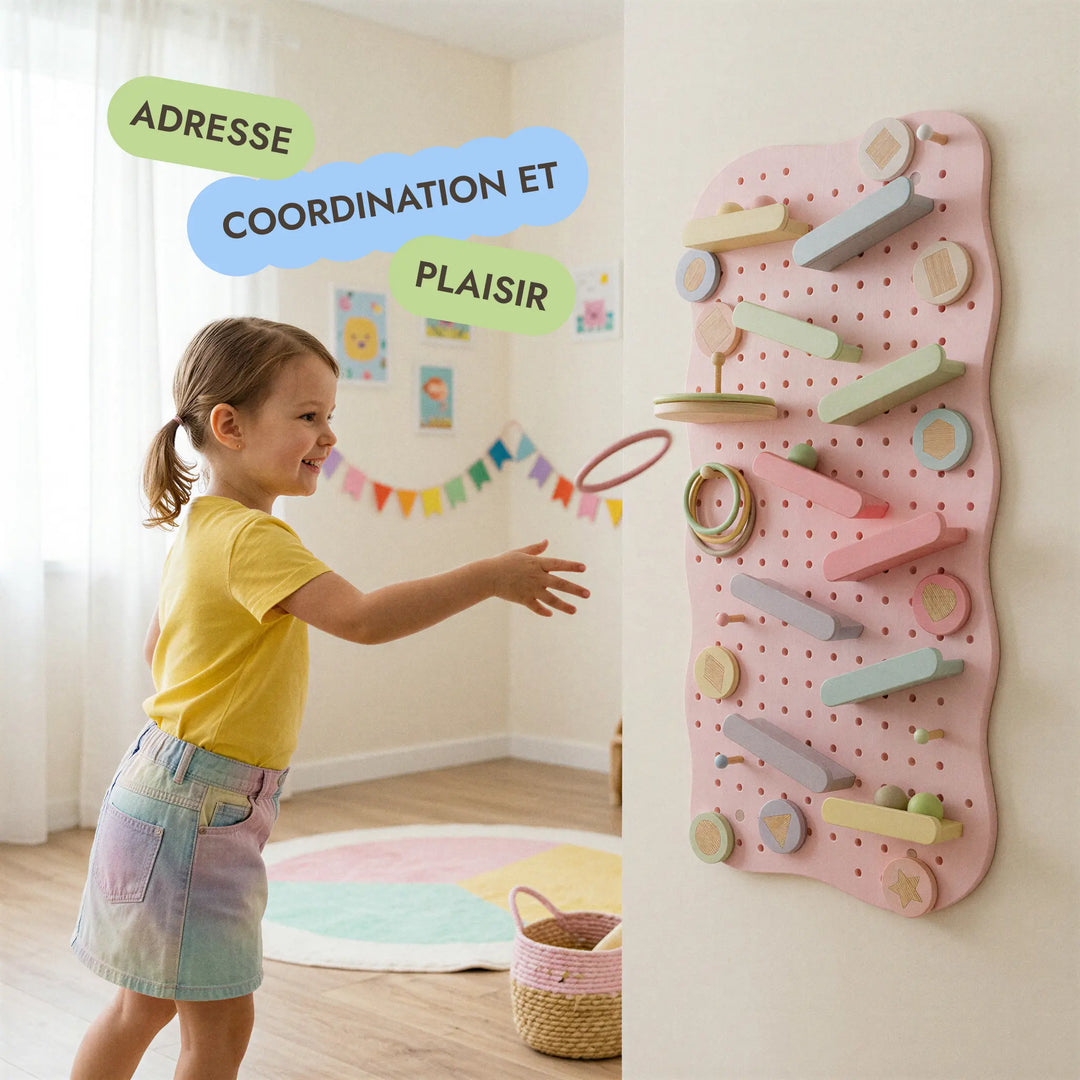 Panneau perforé en bois pour chambre d’enfant — GoodevasBoard