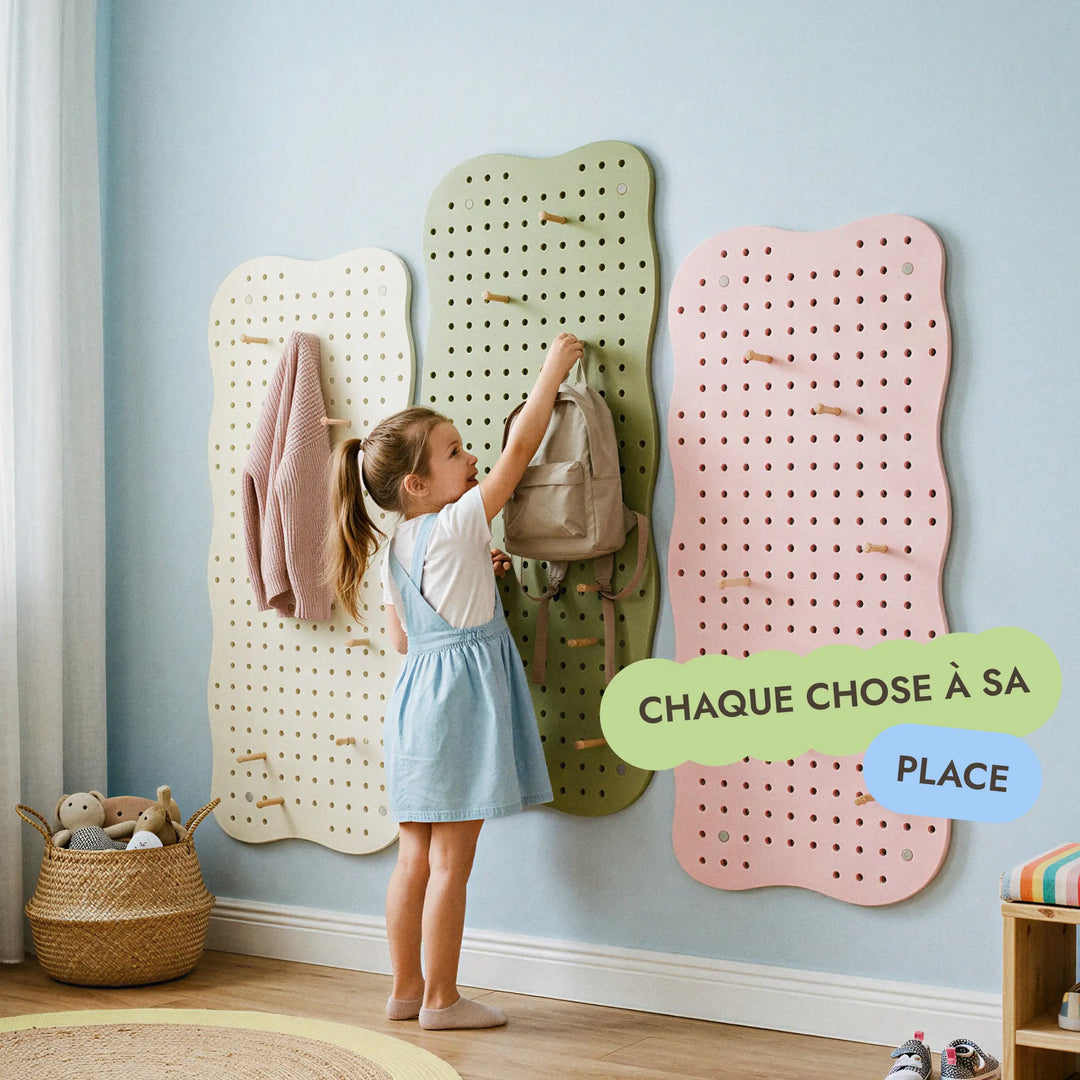 Panneau perforé en bois pour chambre d’enfant — GoodevasBoard
