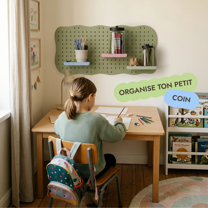 Panneau perforé en bois pour chambre d’enfant — GoodevasBoard