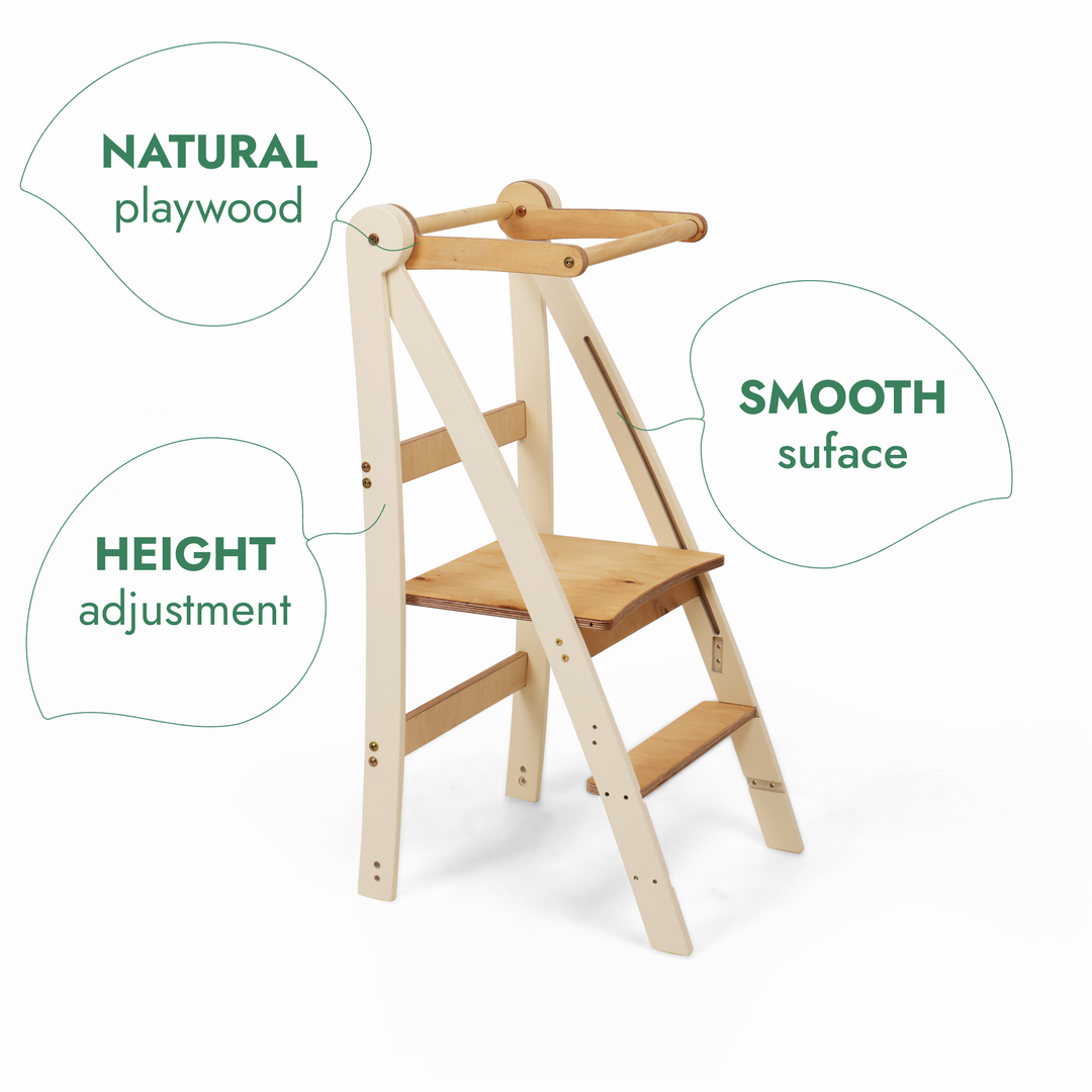 Tour d'apprentissage réglable - Tabouret pour enfants
