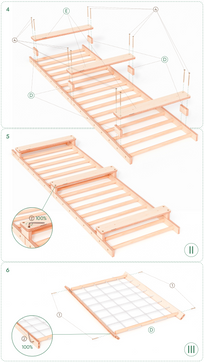 Cadre d'escalade intérieur 7 en 1