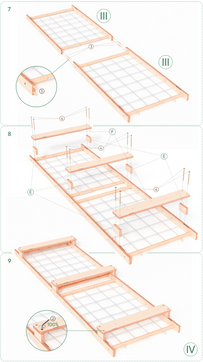 Cadre d'escalade intérieur 7 en 1