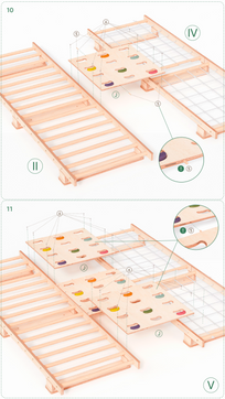 Cadre d'escalade intérieur 7 en 1
