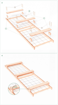 Cadre d'escalade intérieur 7 en 1