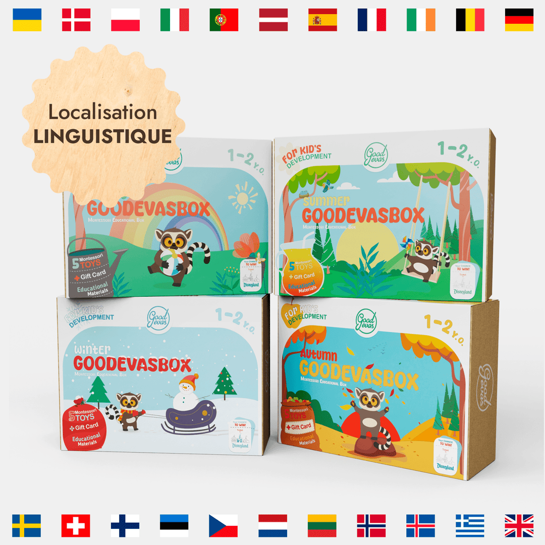 Abonnement Annuel aux Kits de Jeu (1–2 ans) — GoodevasBox - Goodevas FR