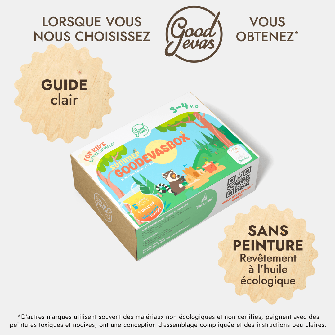 Abonnement Annuel aux Kits de Jeu (3–4 ans) — GoodevasBox - Goodevas FR