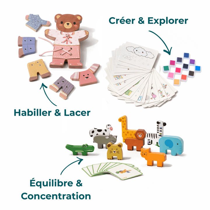 Abonnement Annuel aux Kits de Jeu (3–4 ans) — GoodevasBox - Goodevas FR