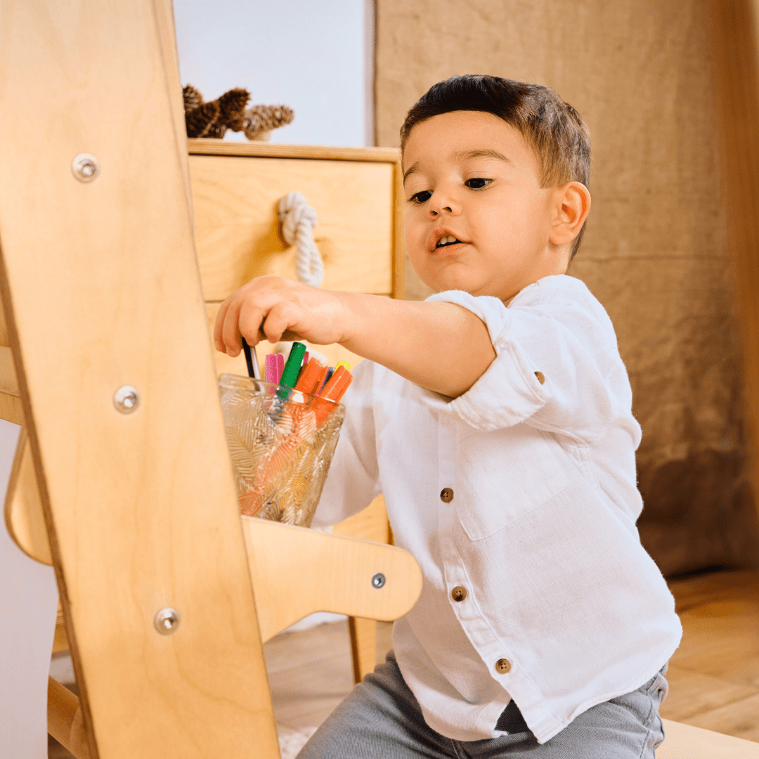 Aire de Jeux en Bois pour Enfants - 7en1 Aire de Jeux + Ensemble de Balançoires + Toboggan + Complément artistique - Goodevas FR