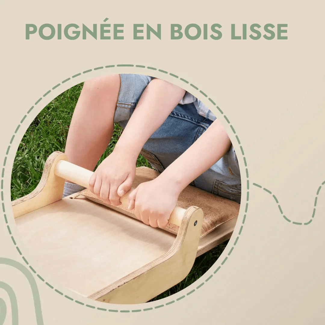 Bascule en bois pour tout - petits - Goodevas FR
