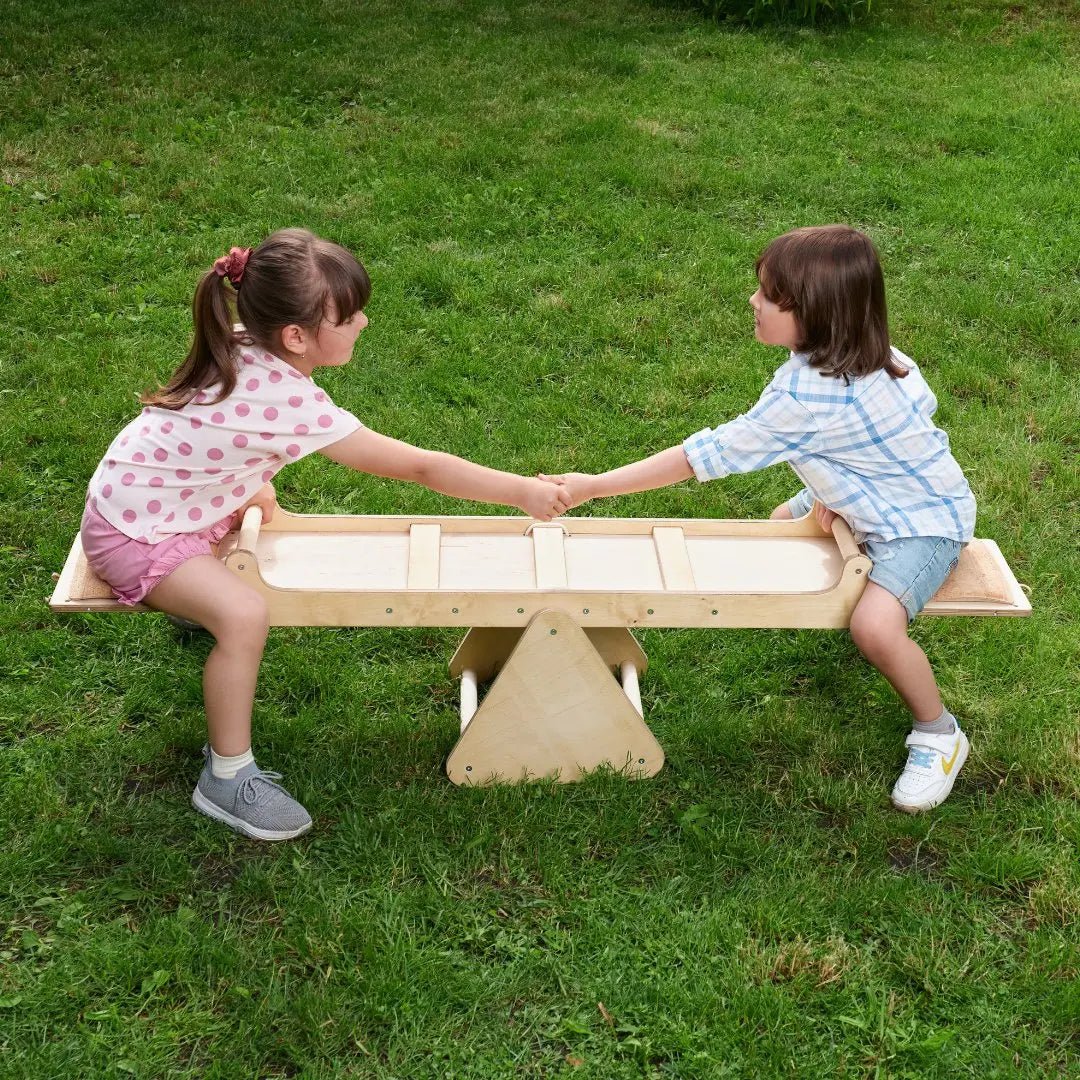 Bascule en bois pour tout - petits - Goodevas FR