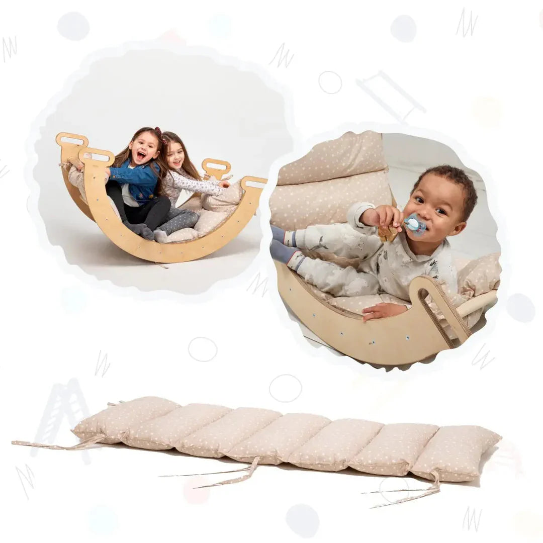 Coussin pour Arche d'Escalade et Balancelle - Beige (Coussin seulement)