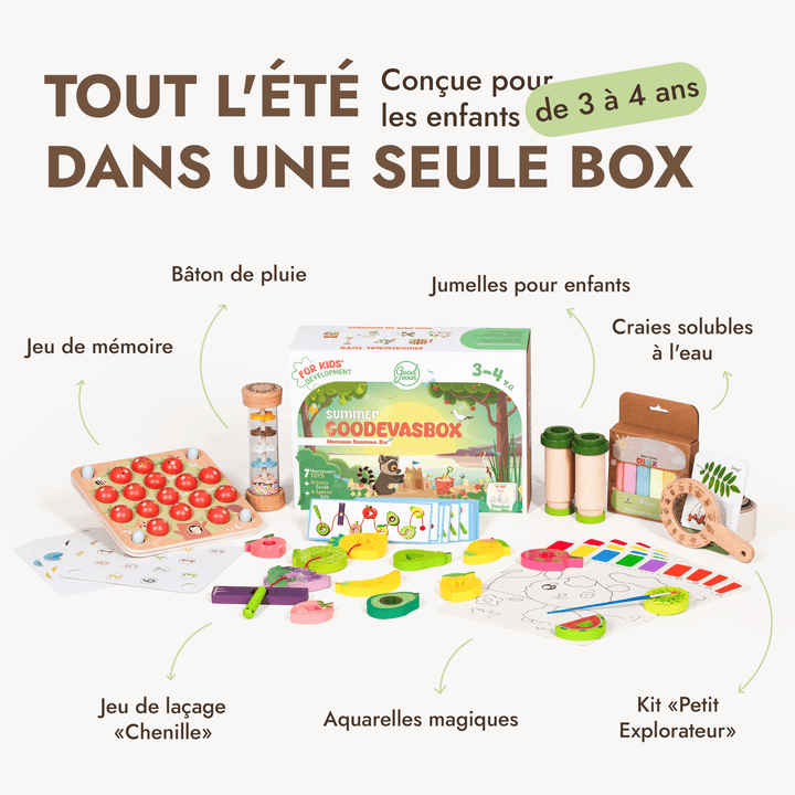 Kit de jeux d'été (3–4 ans) — GoodevasBox - Goodevas FR