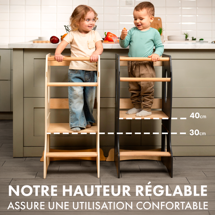 Tour d'apprentissage Montessori : Aide de cuisine - Beige