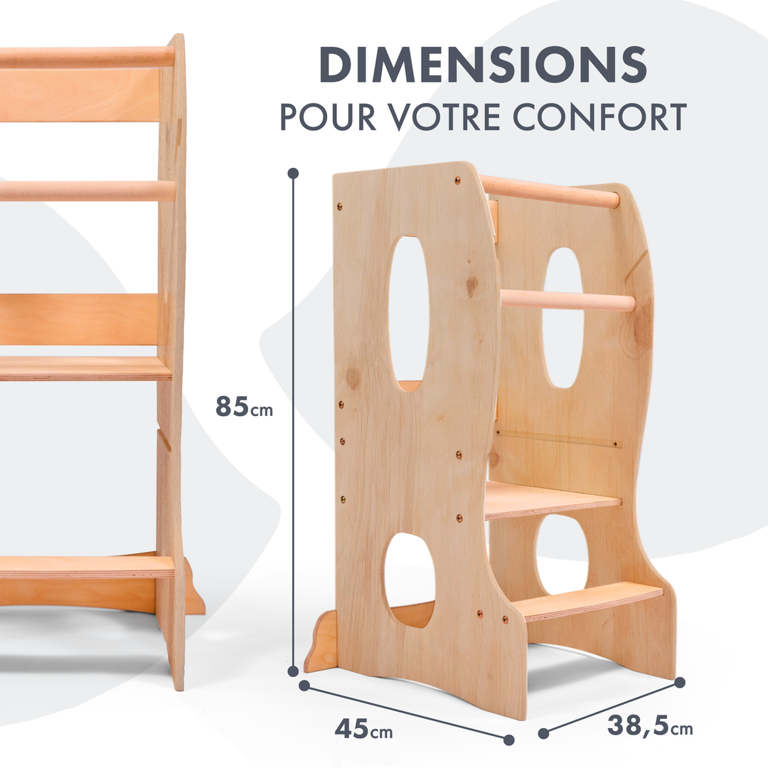 Tour d'apprentissage Montessori : Aide de cuisine - Beige