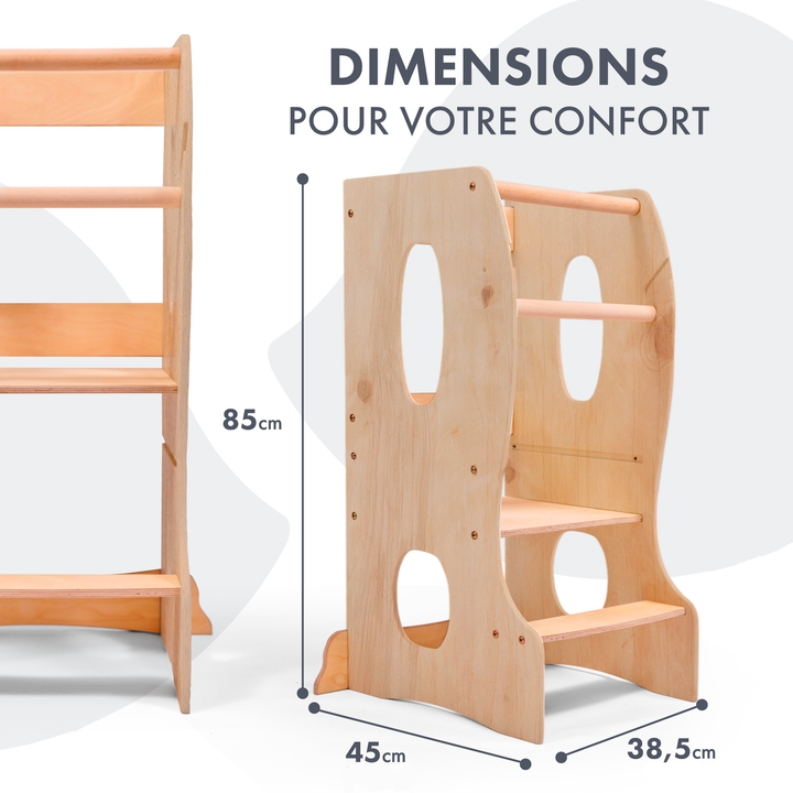 Tour d'apprentissage Montessori : Aide de cuisine - Beige