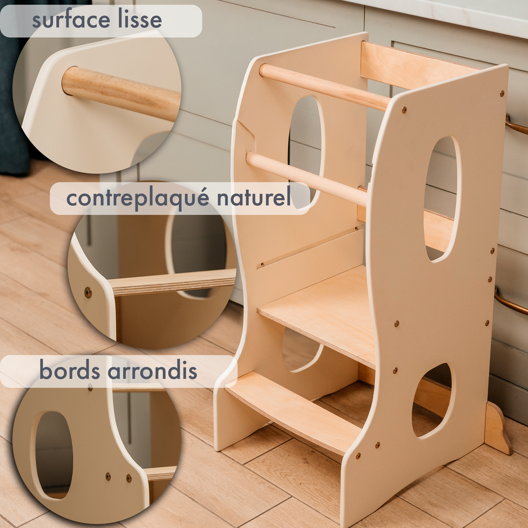 Tour d'apprentissage Montessori : Aide de cuisine - Ivoire