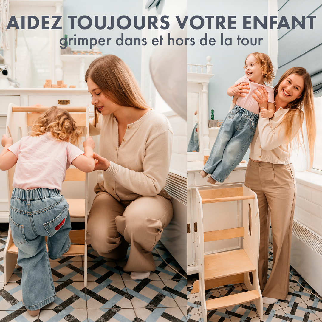 Tour d'apprentissage Montessori : Aide de cuisine - Ivoire