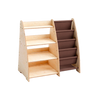 Étagère Montessori 2en1 pour livres et jouets pour les tout-petits