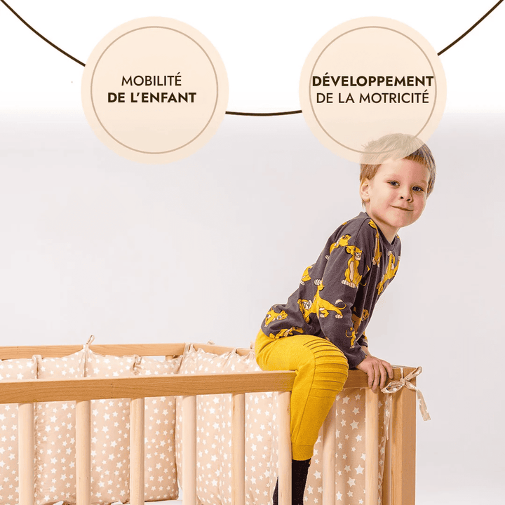 Cadre de lit au sol Montessori pour les Tout-petits avec Barrière