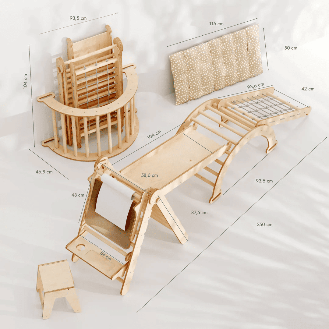 Set d’escalade Montessori 6 - en - 1 – « Occasion – Comme neuf » - Goodevas FR