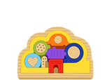 Plateau puzzle sensoriel
