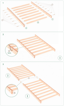 Cadre d'escalade intérieur 7 en 1