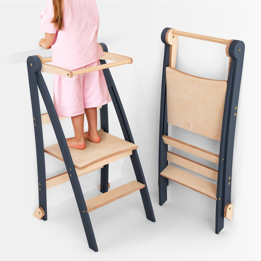 Tour d'apprentissage pour tout - petits : Aide - cuisinière pour enfants - Graphite - Goodevas FR