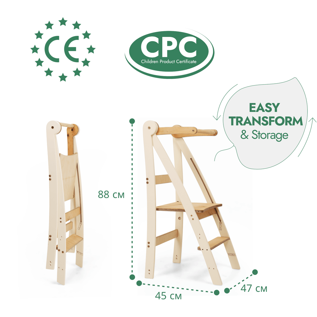 Tour d'apprentissage réglable - Tabouret pour enfants - Goodevas FR