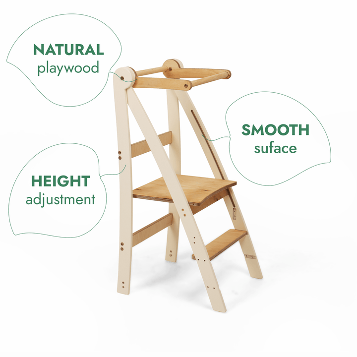 Tour d'apprentissage réglable - Tabouret pour enfants - Goodevas FR