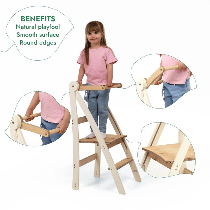 Tour d'apprentissage réglable - Tabouret pour enfants - Goodevas FR