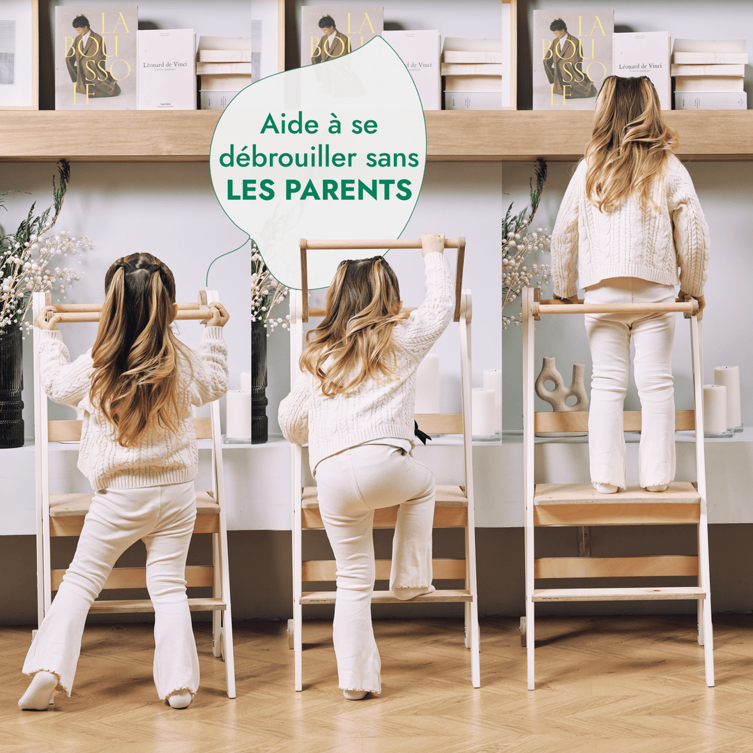 Tour d'apprentissage : Tabouret pliable pour tout - petits - Gris - Goodevas FR
