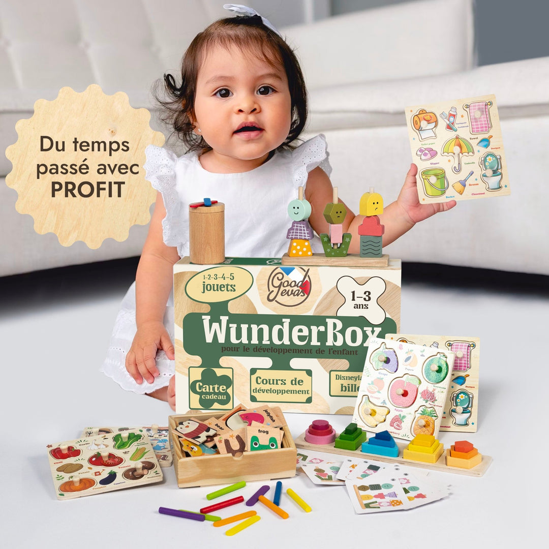 WunderBox 1–3 ans – Coffret de développement pour tout - petits - Goodevas FR
