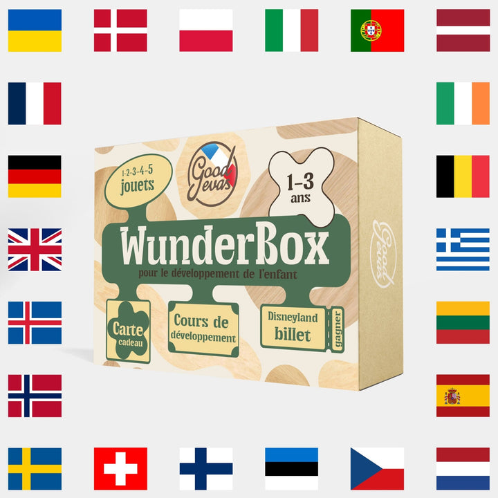 WunderBox 1–3 ans – Coffret de développement pour tout - petits - Goodevas FR