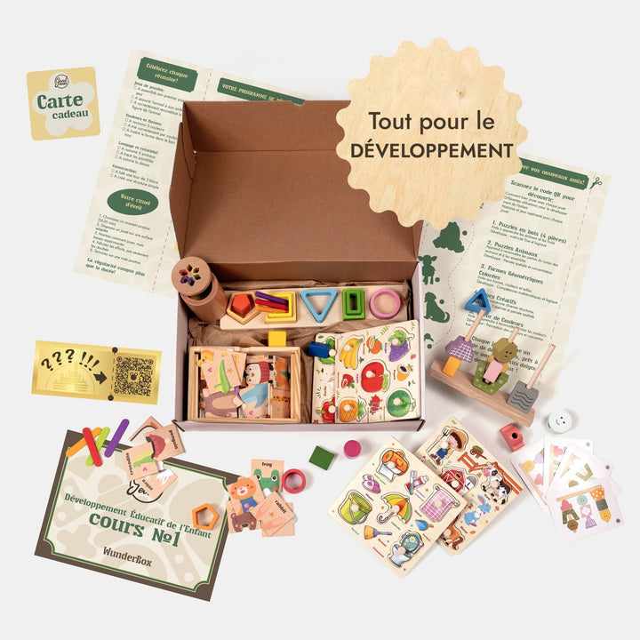 WunderBox 1–3 ans – Coffret de développement pour tout - petits - Goodevas FR