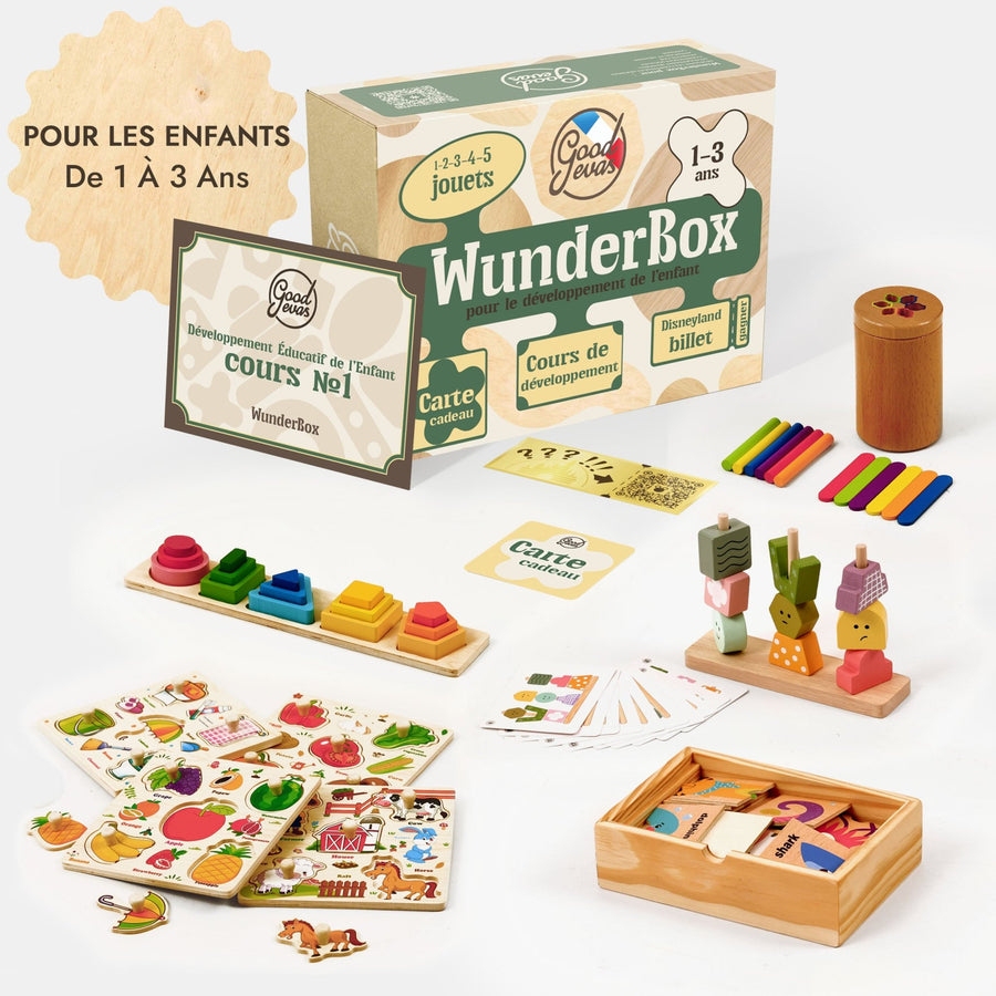 WunderBox 1–3 ans – Coffret de développement pour tout - petits - Goodevas FR