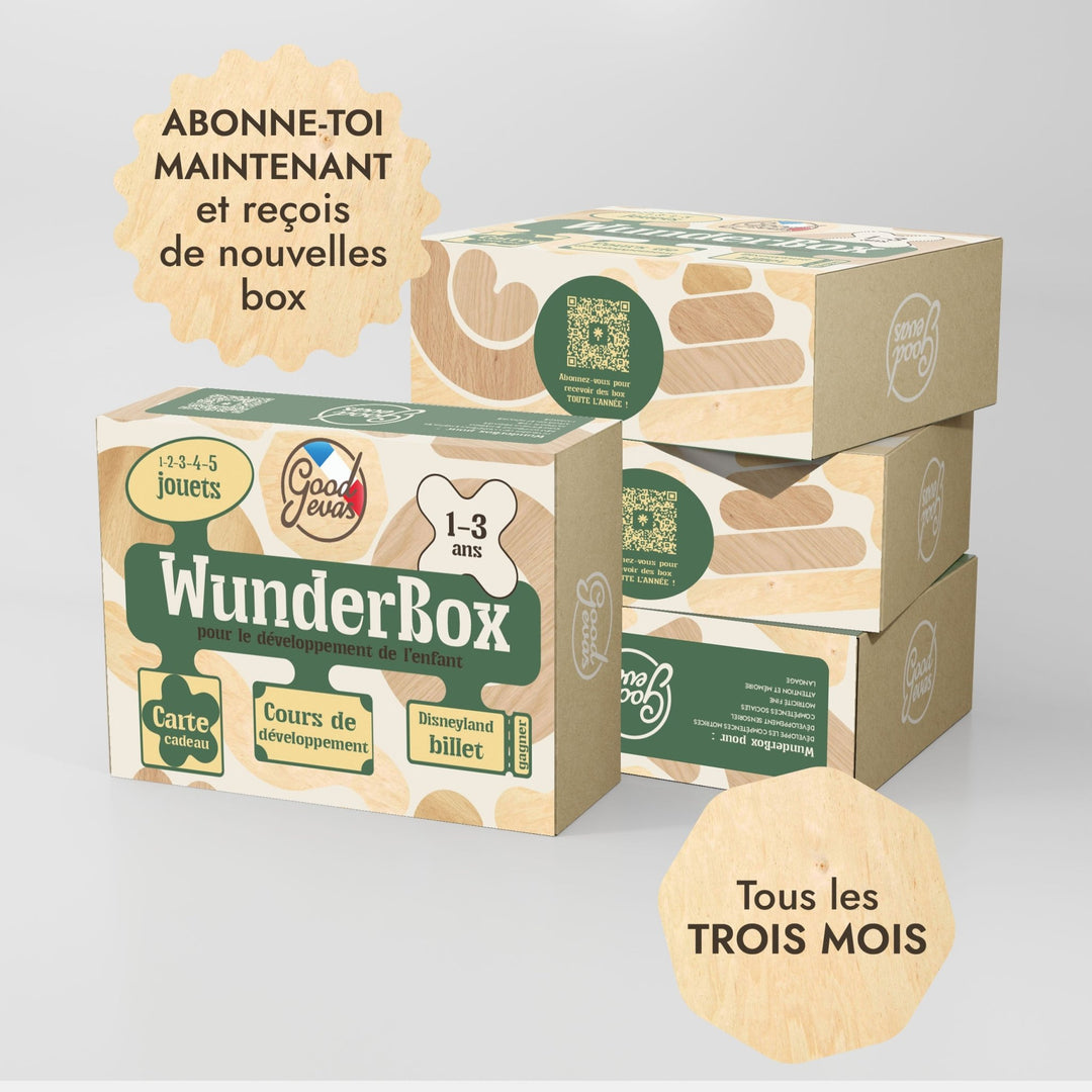WunderBox 1–3 ans – Coffret de développement pour tout - petits - Goodevas FR