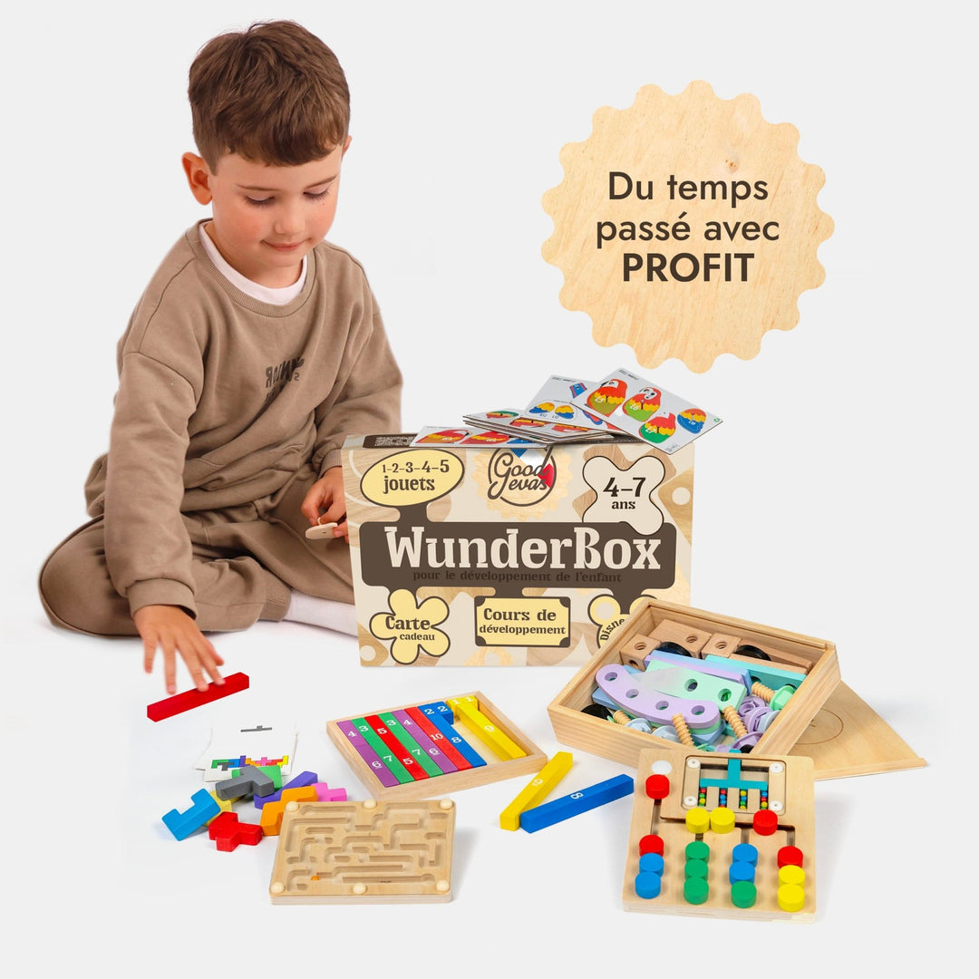 WunderBox 4–7 ans – Coffret éducatif pour les enfants - Goodevas FR