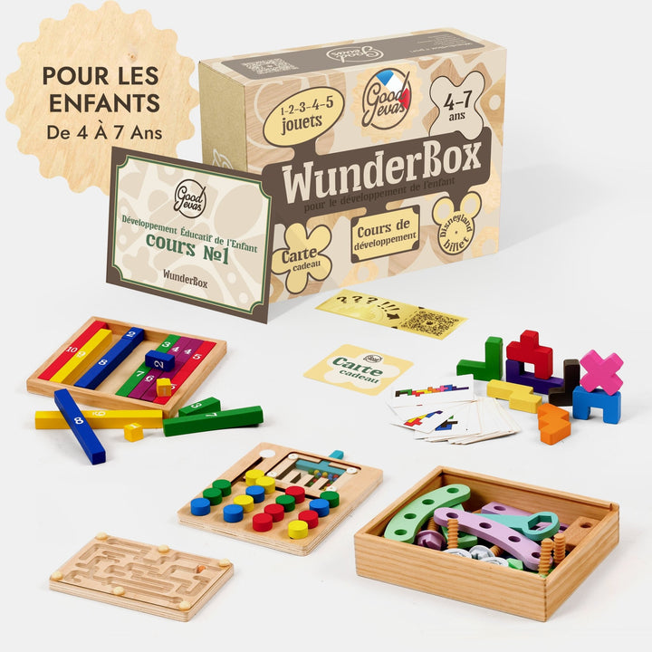 WunderBox 4–7 ans – Coffret éducatif pour les enfants - Goodevas FR