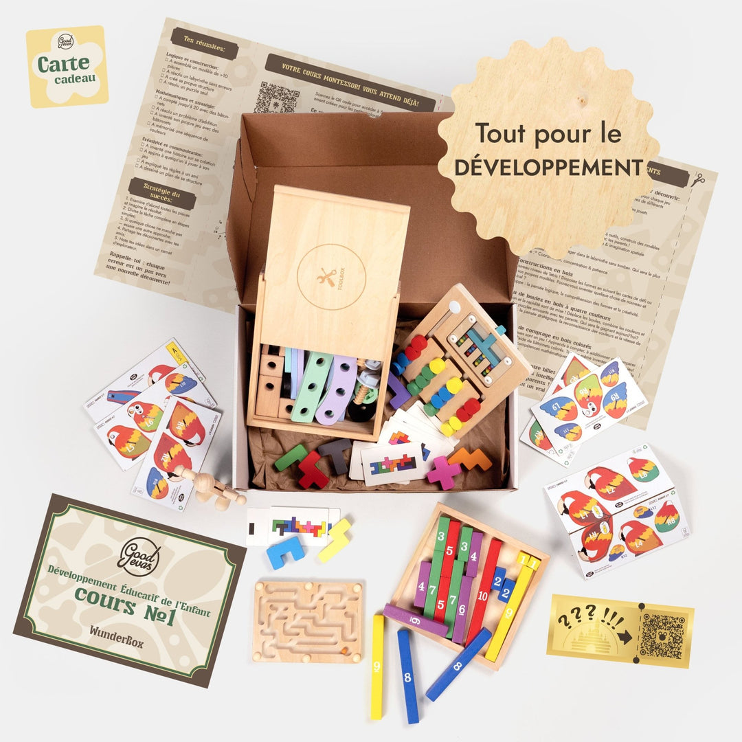 WunderBox 4–7 ans – Coffret éducatif pour les enfants - Goodevas FR